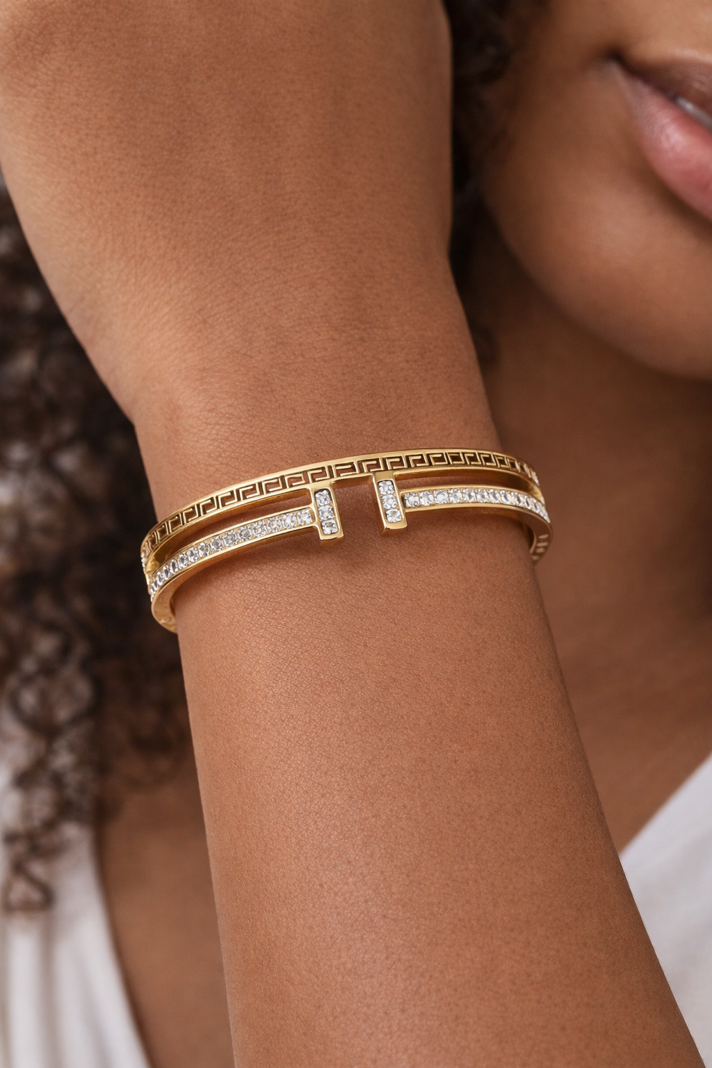 Geometric Cut Bracelet