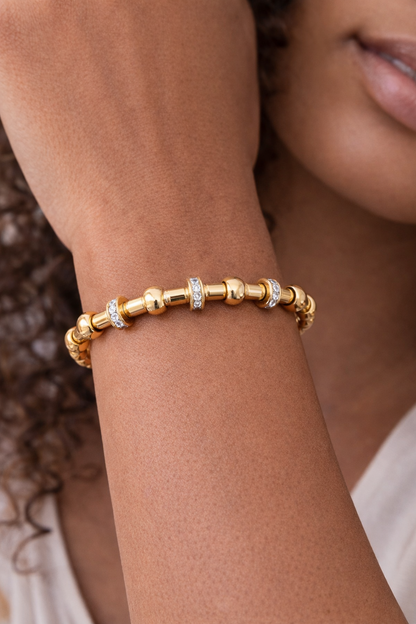 Structured Beaded Bracelet