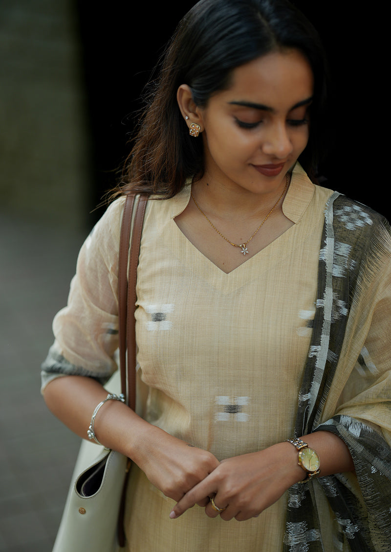 Cloudstone Muse Top & Dupatta Set