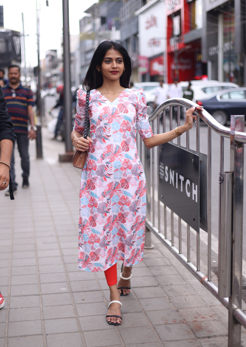 Coral Charm Kurti