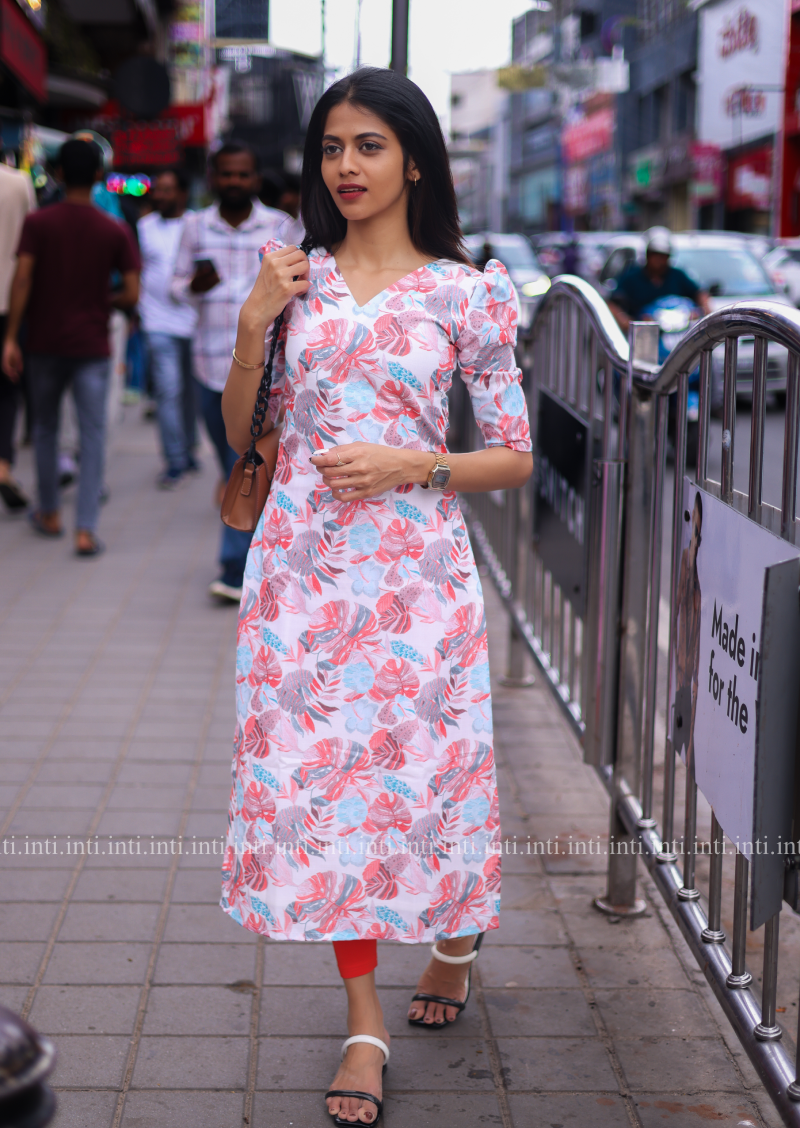 Coral Charm Kurti