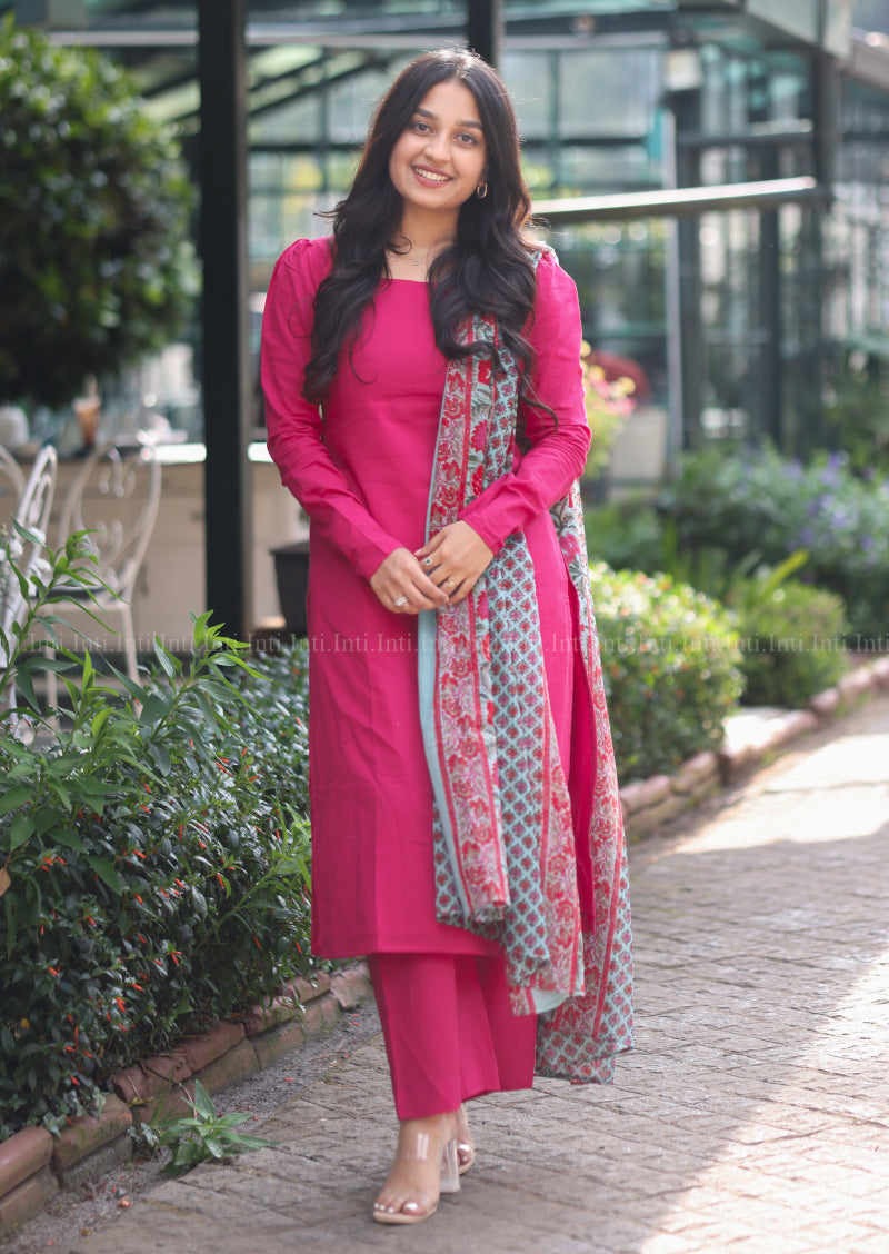 Cosmos Pink Salwar Suit