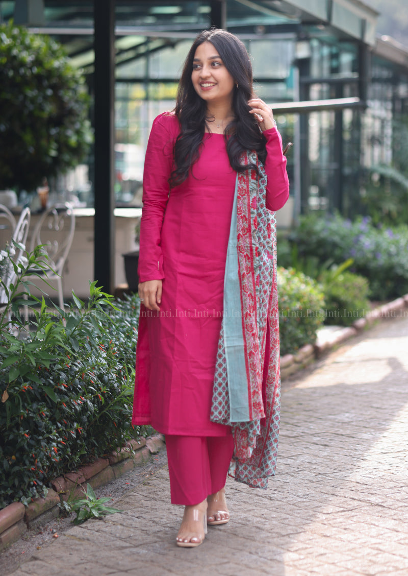 Cosmos Pink Salwar Suit