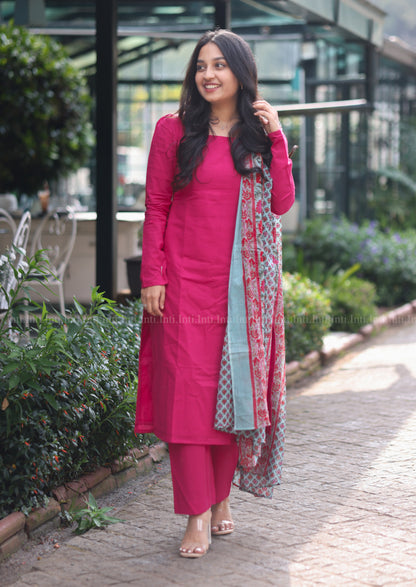 Cosmos Pink Salwar Suit