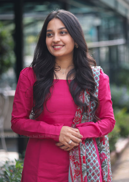 Cosmos Pink Salwar Suit