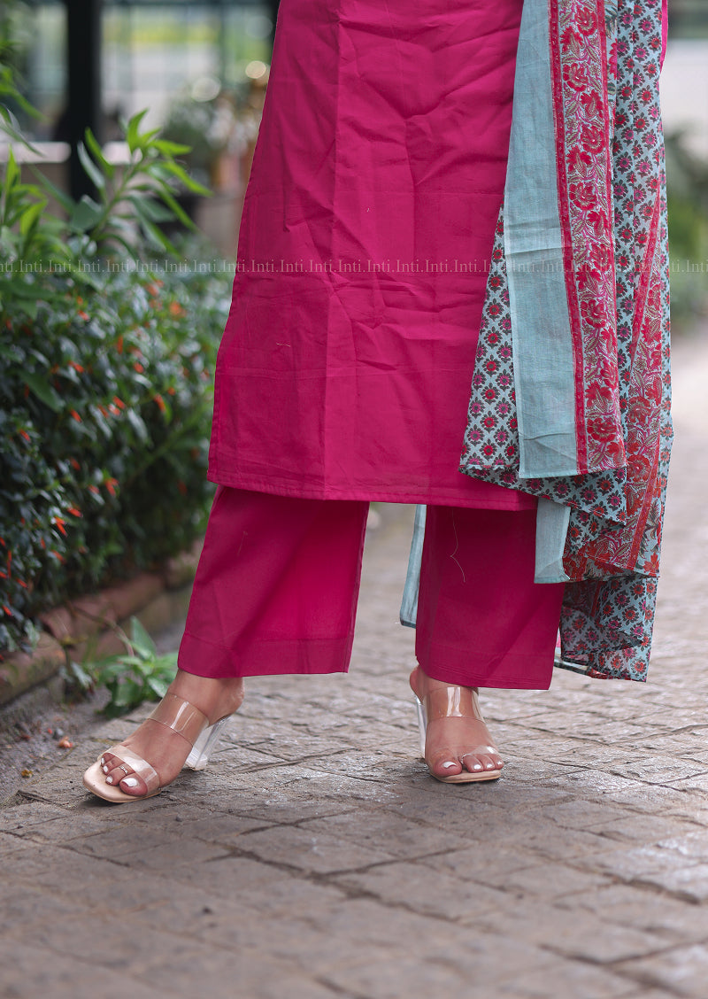 Cosmos Pink Salwar Suit