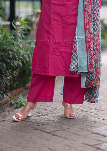 Cosmos Pink Salwar Suit