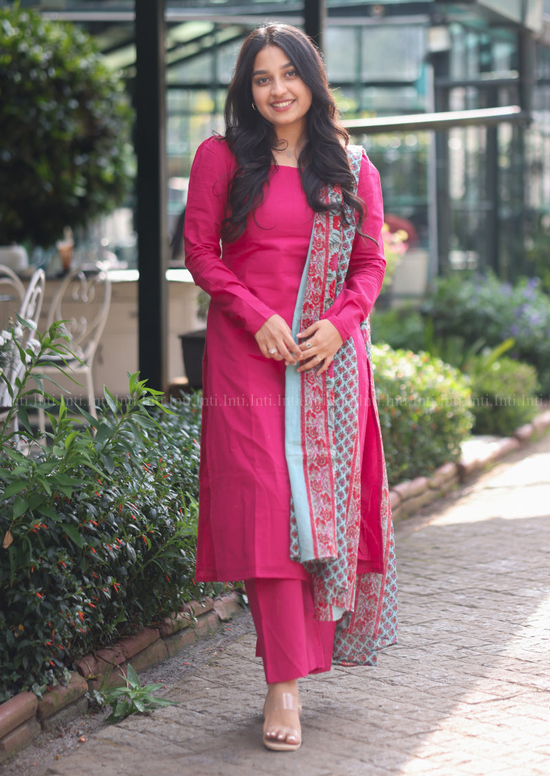 Cosmos Pink Salwar Suit