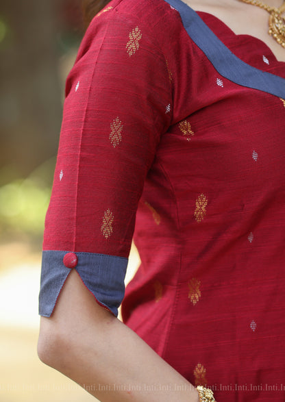 Crimson Scarlet Salwar Suit