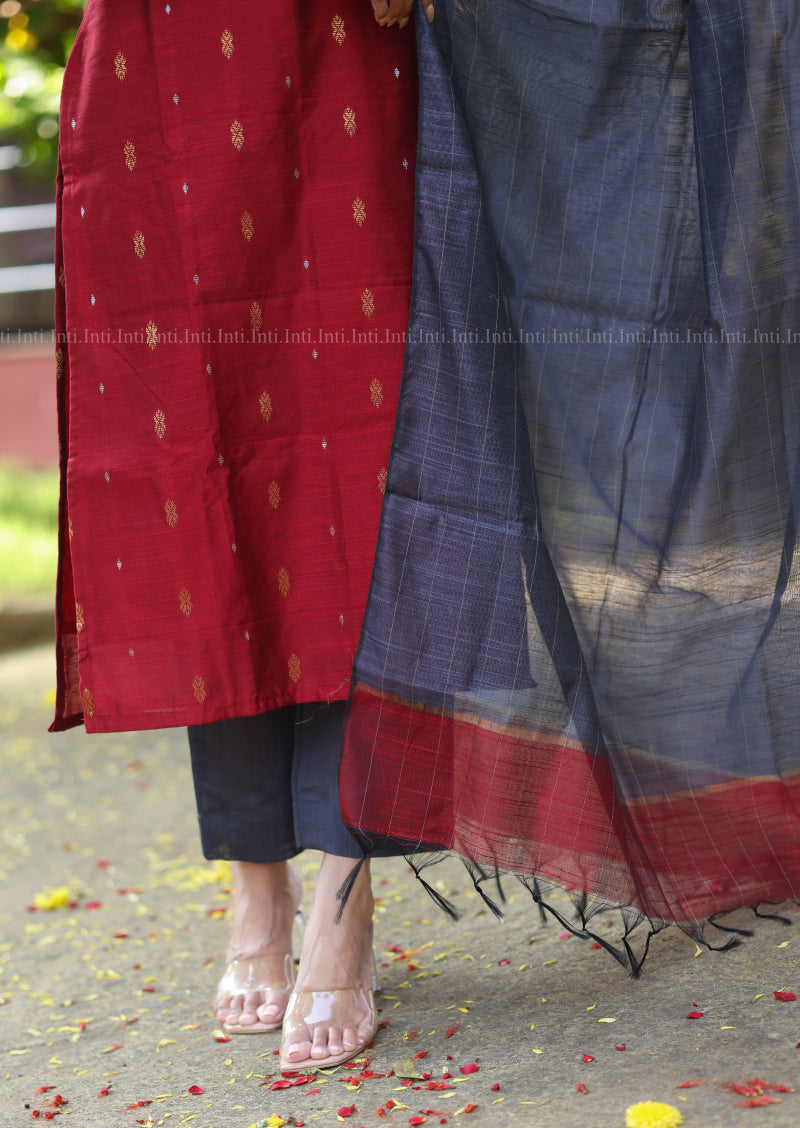 Crimson Scarlet Salwar Suit