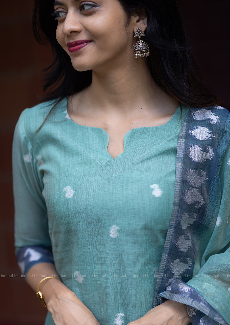 Crystal Tide Top & Dupatta Set