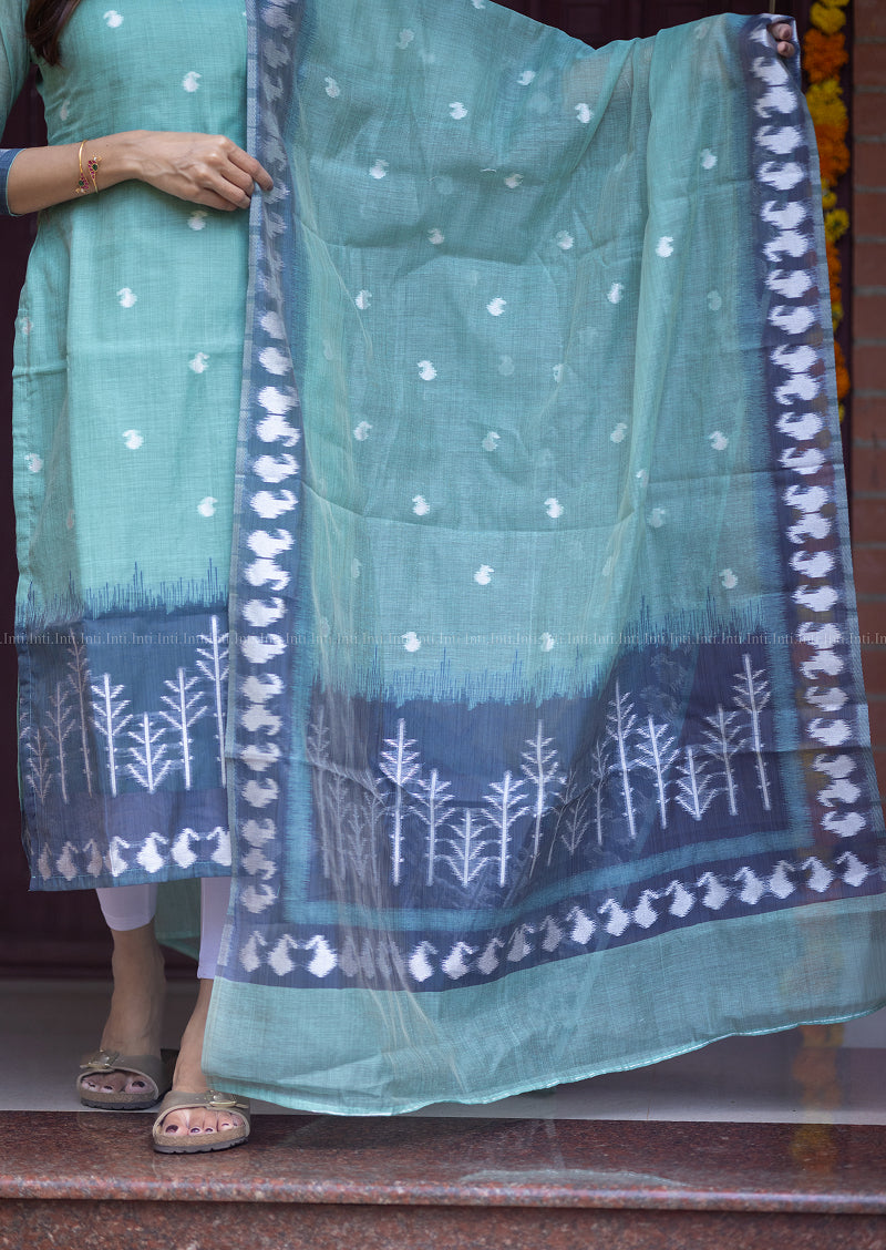 Crystal Tide Top & Dupatta Set