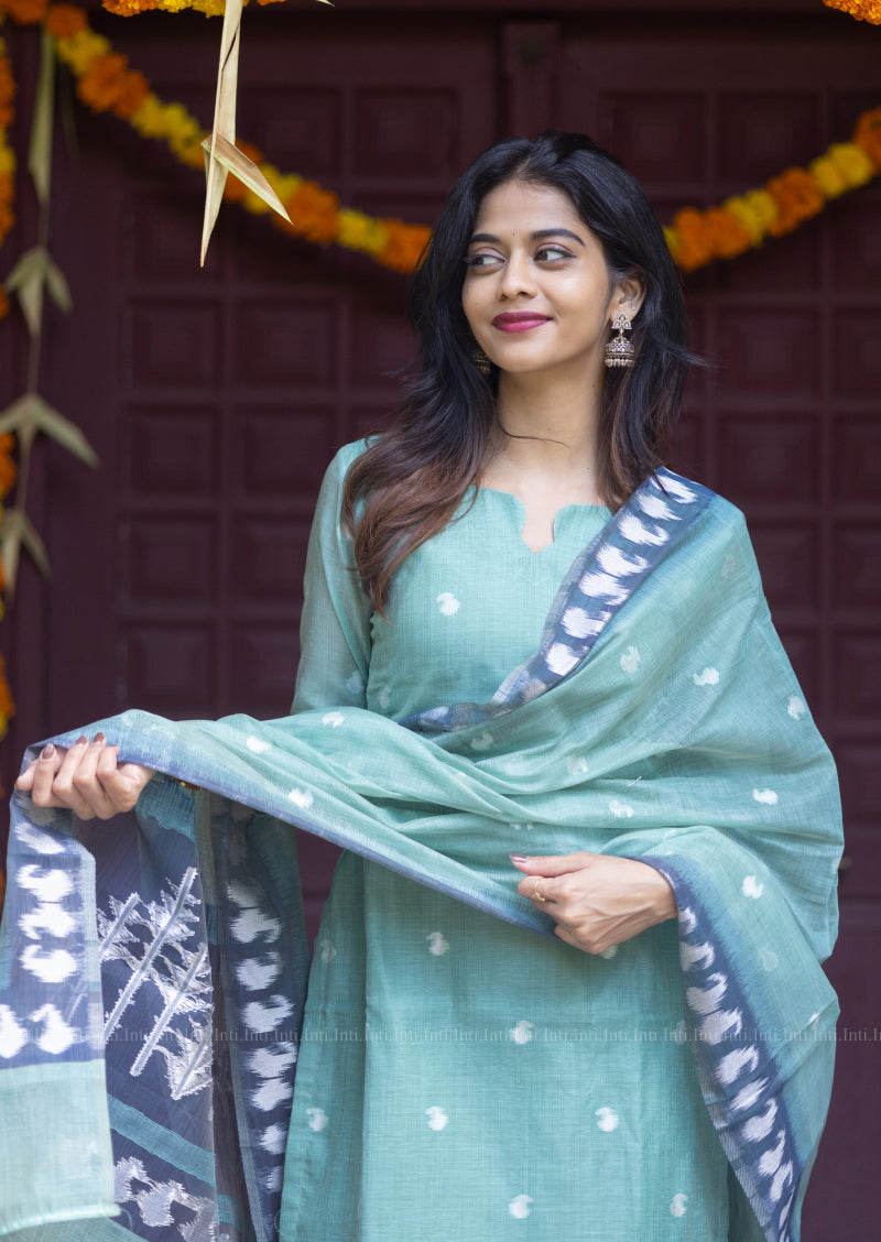 Crystal Tide Top & Dupatta Set
