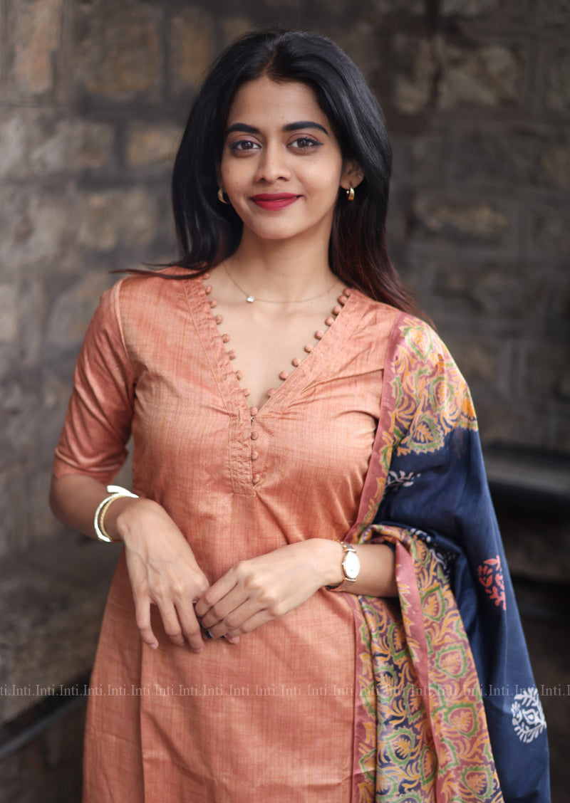 Desert Rose Top & Dupatta Set