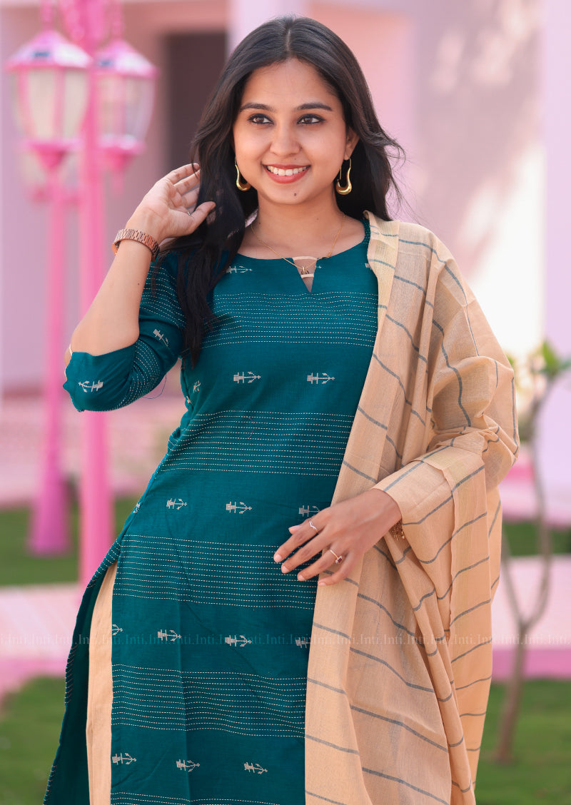 Desert Teal Salwar Suit