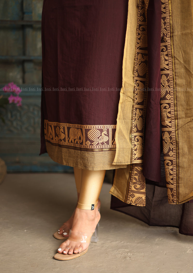 Devaya Drape Top & Dupatta Set