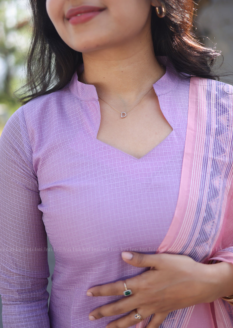 Dreamy Blush Top & Dupatta Set