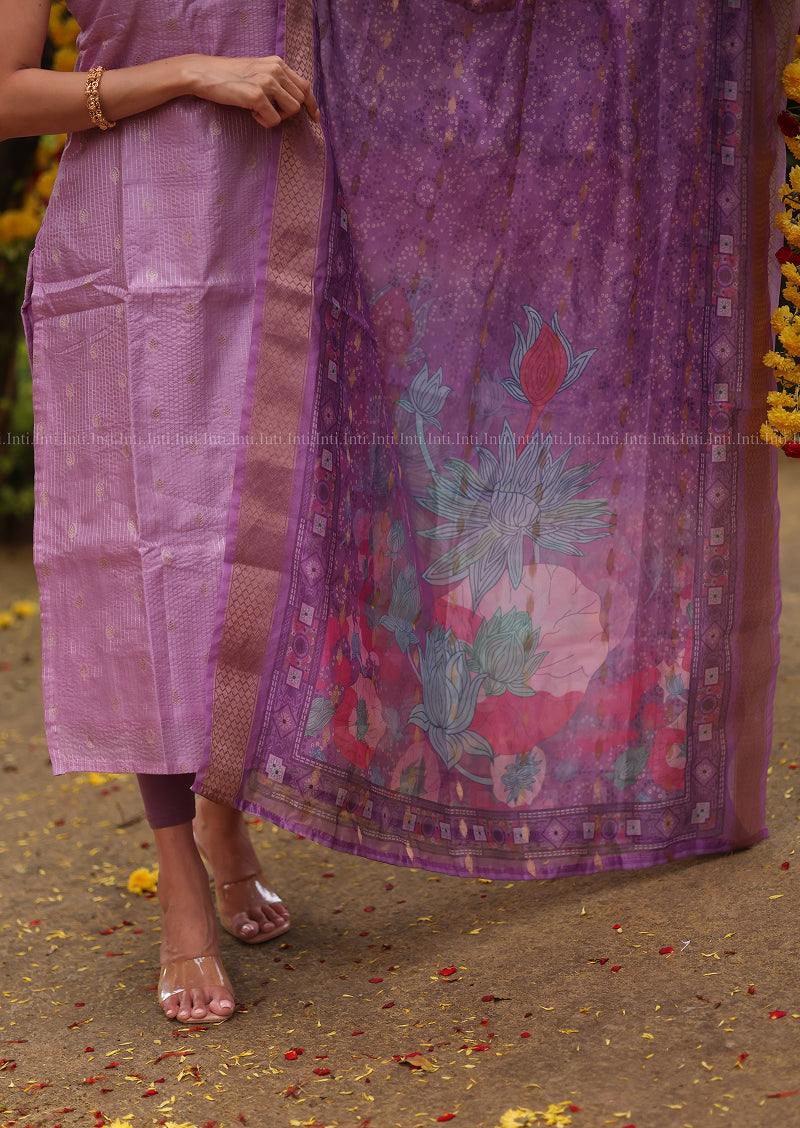 Dreamy Lattice Top & Dupatta Set