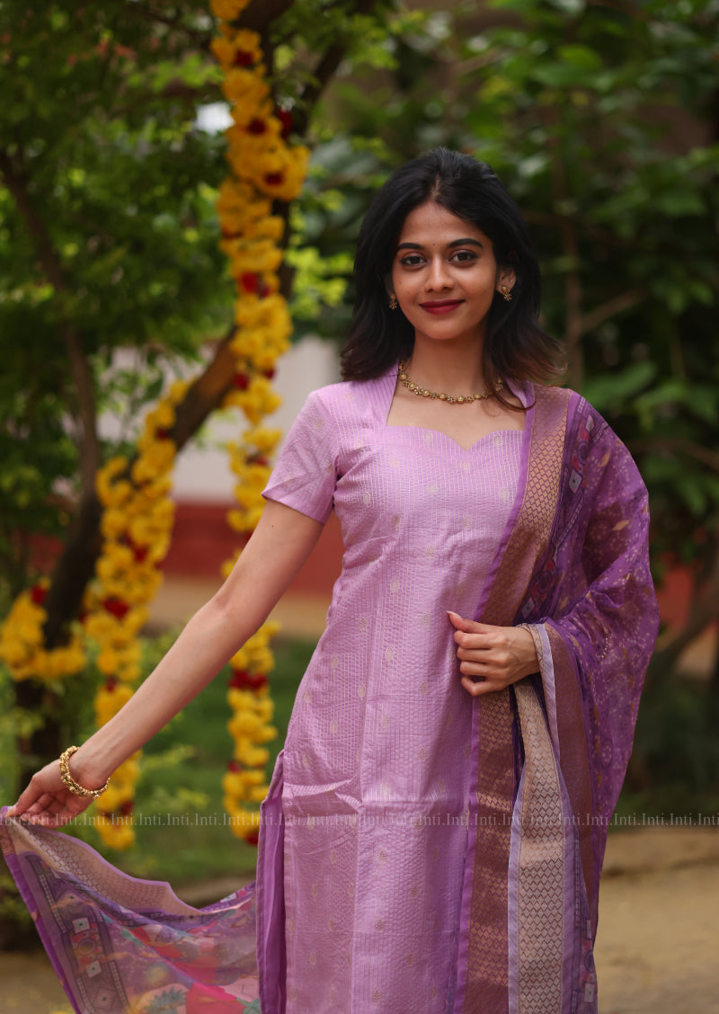 Dreamy Lattice Top & Dupatta Set