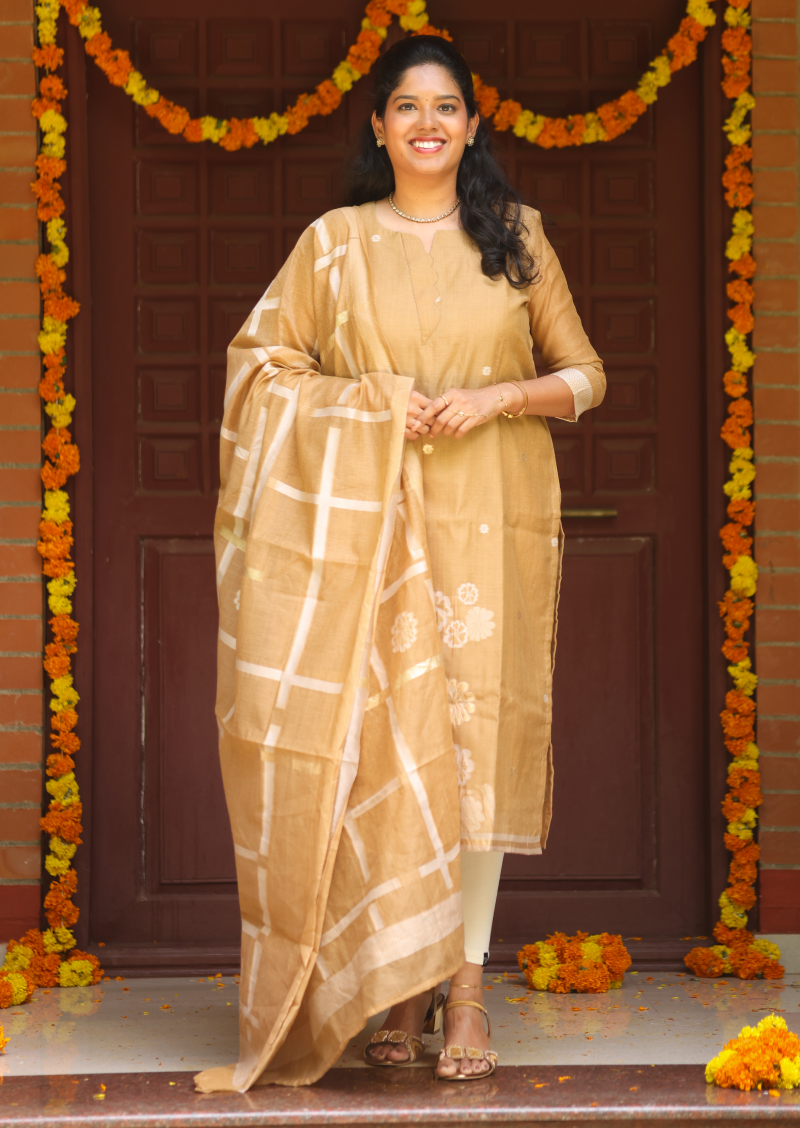 Duskwoven Top & Dupatta Set