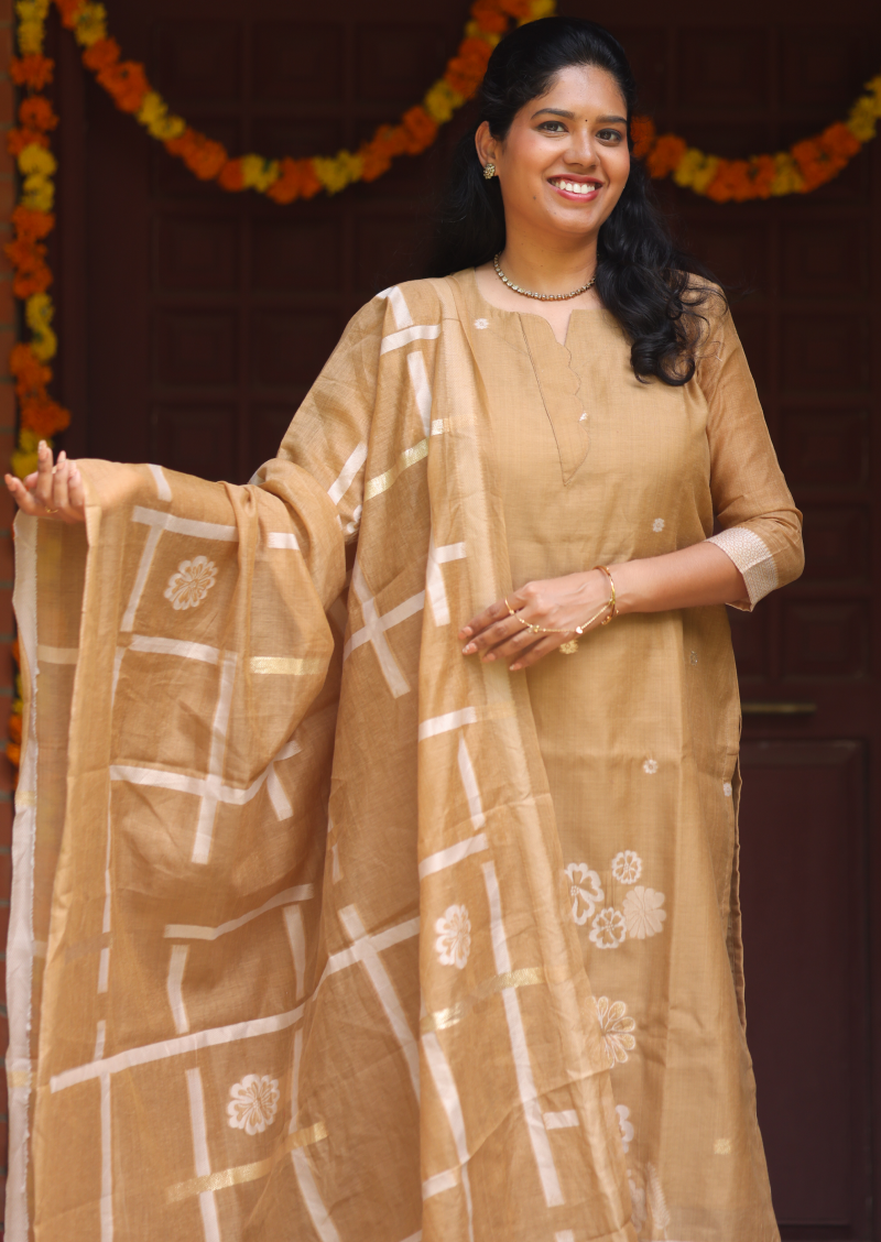 Duskwoven Top & Dupatta Set
