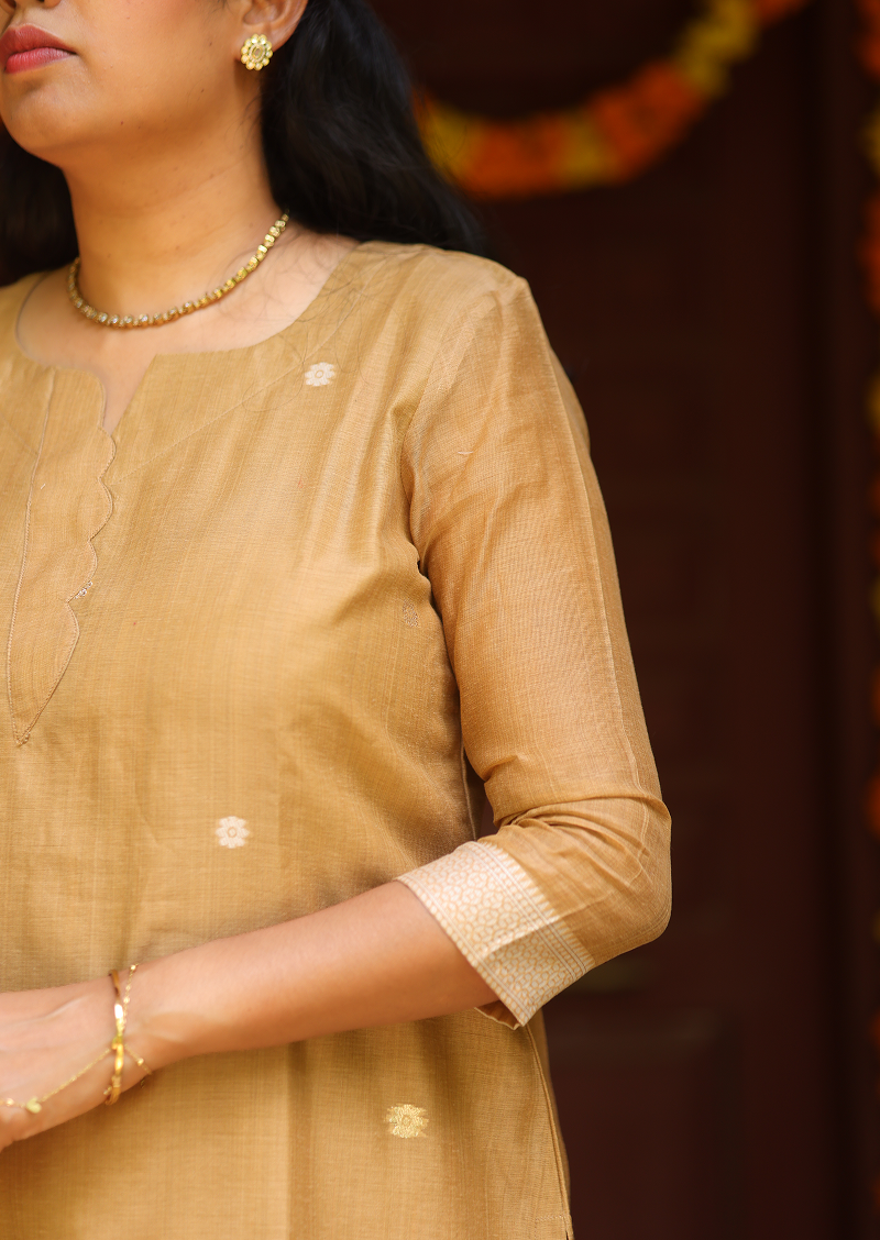 Duskwoven Top & Dupatta Set