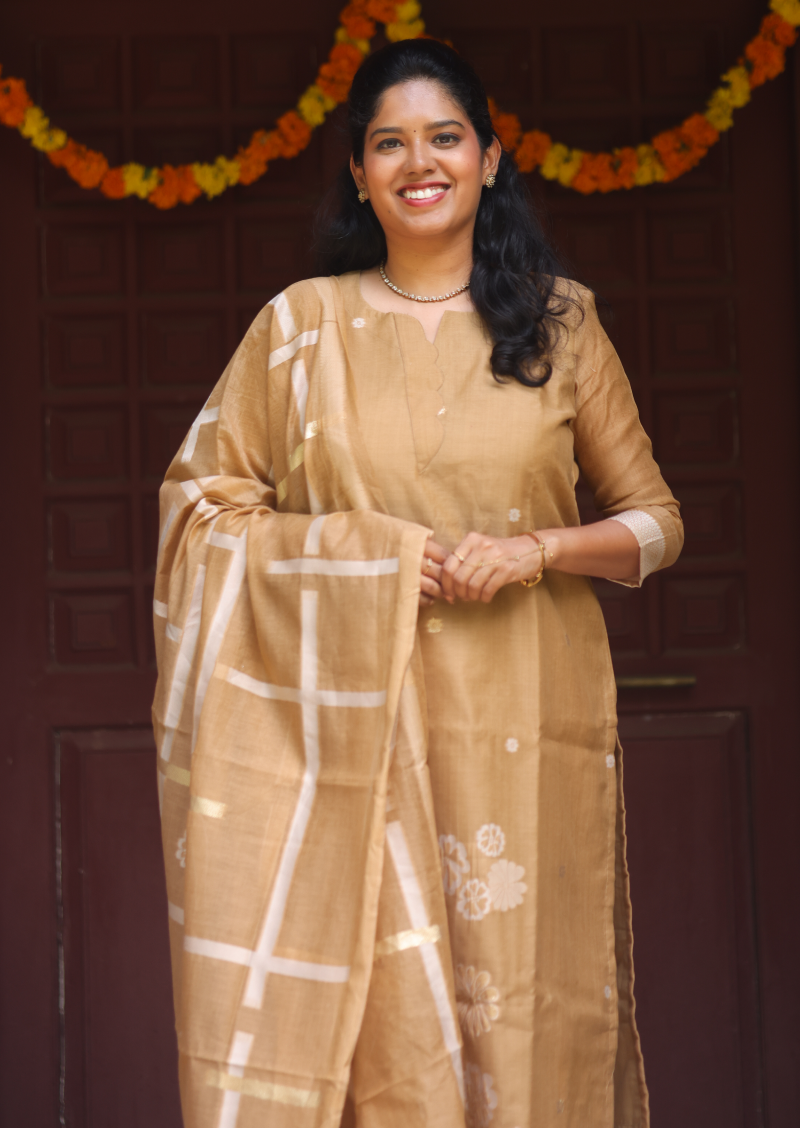 Duskwoven Top & Dupatta Set