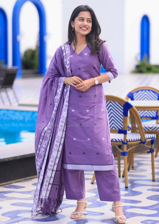 Elan Lavender Salwar Suit