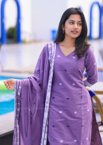 Elan Lavender Salwar Suit
