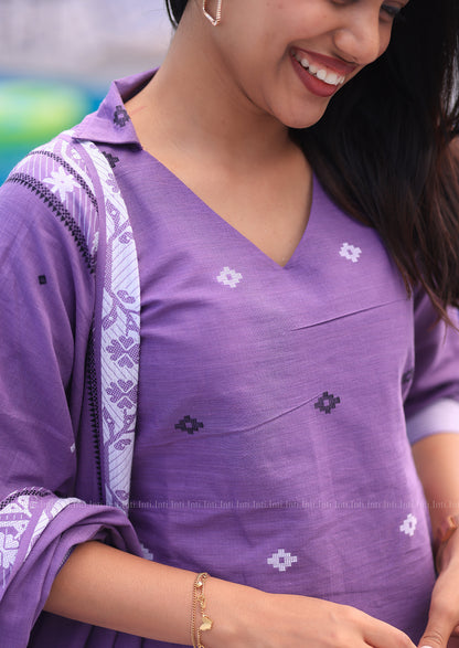 Elan Lavender Salwar Suit