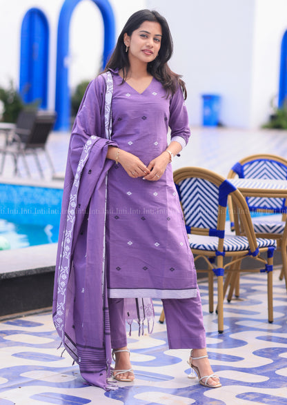 Elan Lavender Salwar Suit