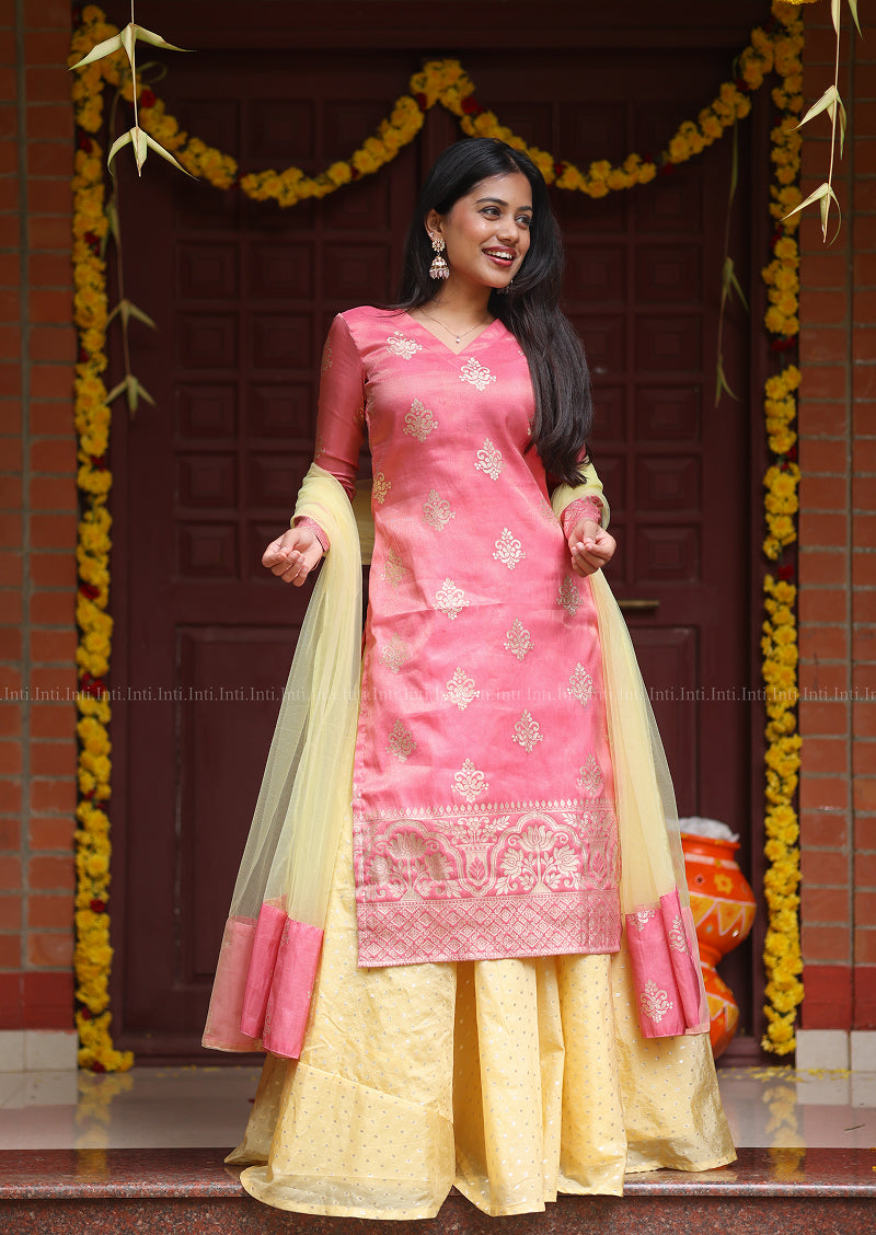Ember Blossom Charm Top & Skirt