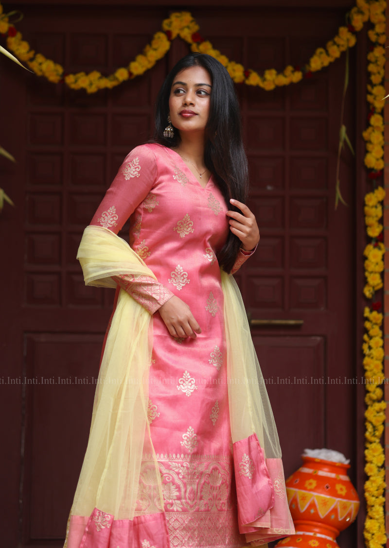 Ember Blossom Charm Top & Skirt