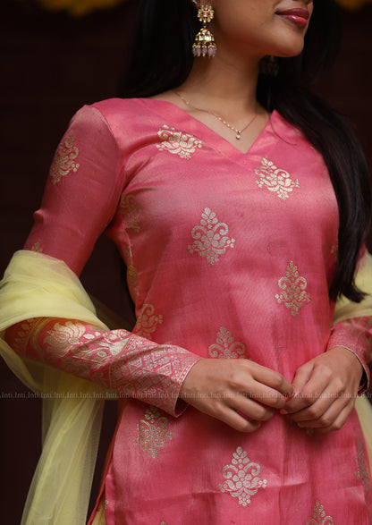 Ember Blossom Charm Top & Skirt