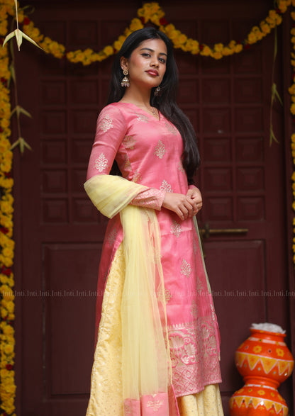 Ember Blossom Charm Top & Skirt