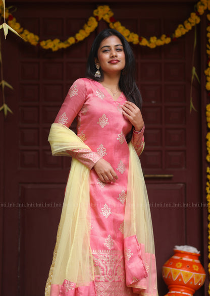 Ember Blossom Charm Top & Skirt