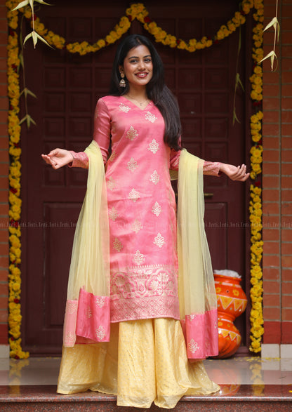 Ember Blossom Charm Top & Skirt