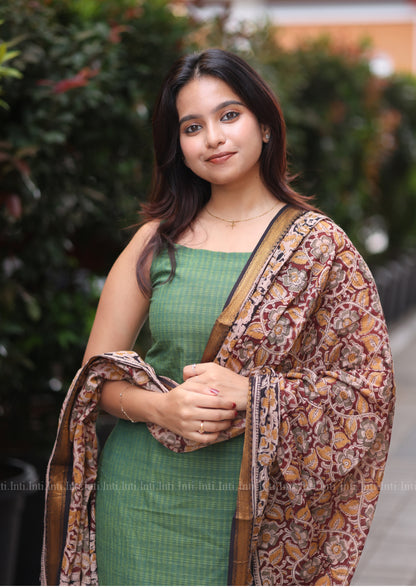 Emerald Ease Top & Dupatta Set