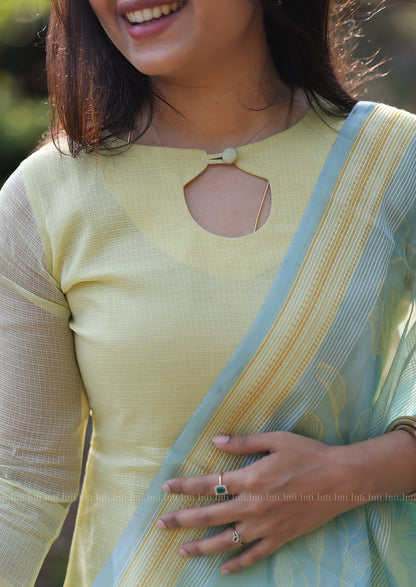 Featherlight Charm Top & Dupatta Set