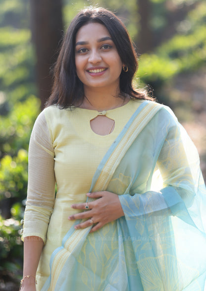 Featherlight Charm Top & Dupatta Set