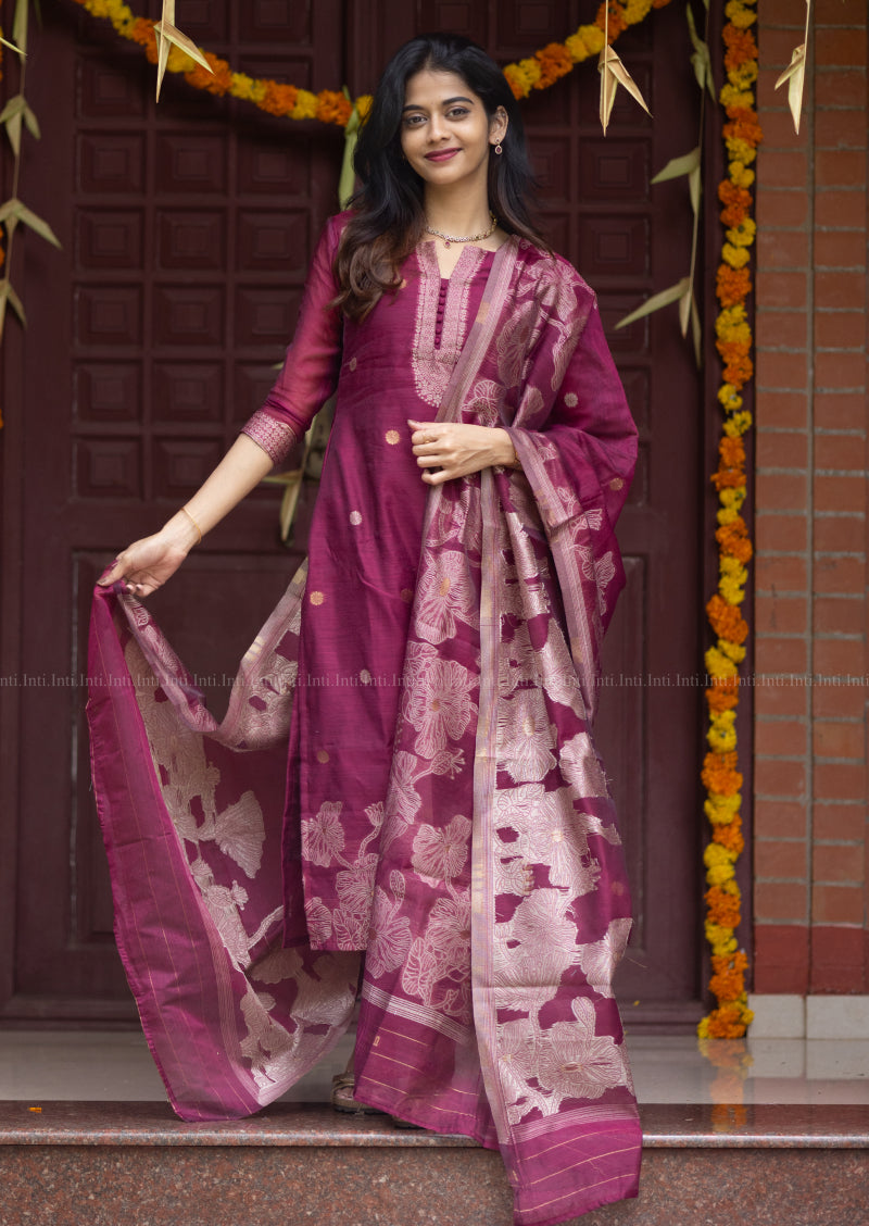 Fiora Essence Top & Dupatta Set