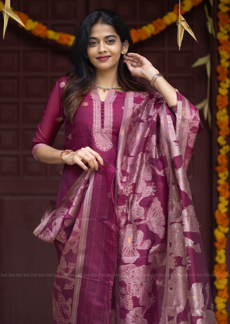 Fiora Essence Top & Dupatta Set