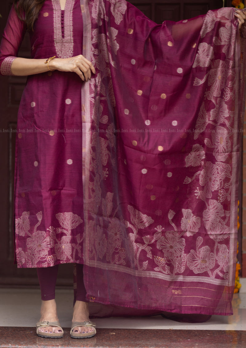 Fiora Essence Top & Dupatta Set