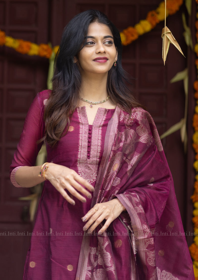 Fiora Essence Top & Dupatta Set