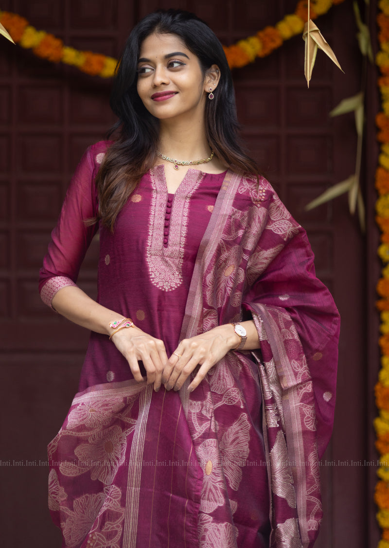 Fiora Essence Top & Dupatta Set