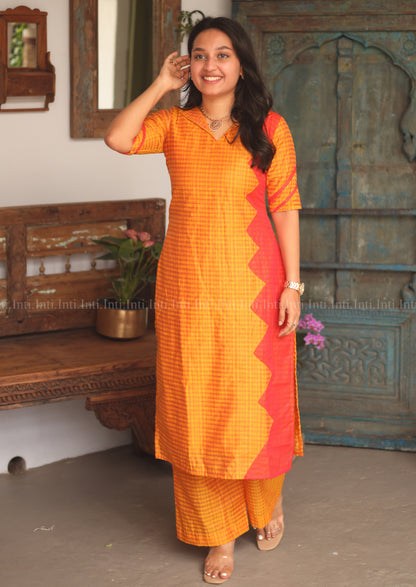 Flame Blossom Top & Pant Set