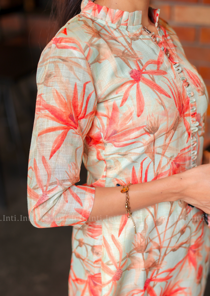 Flame Forest Kurti