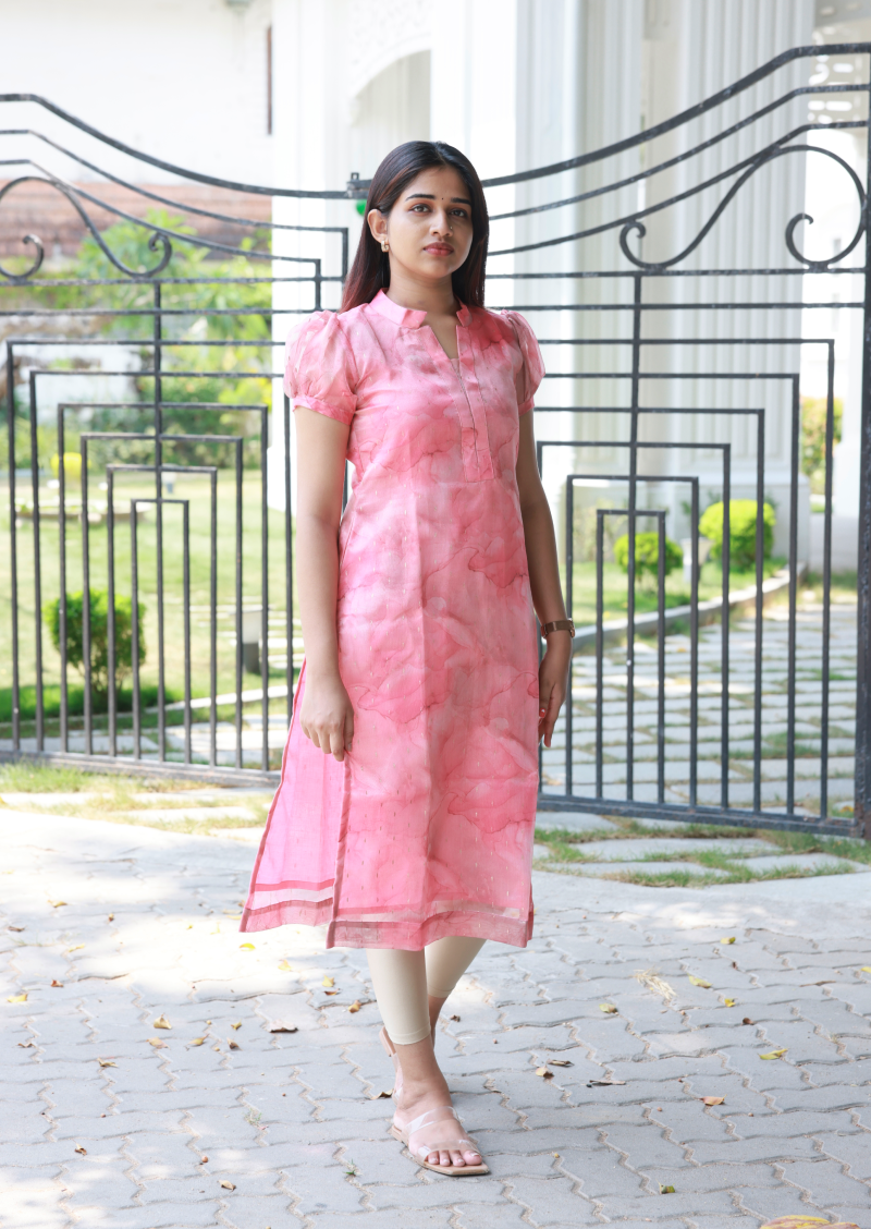 Flamingo Flair Kurti