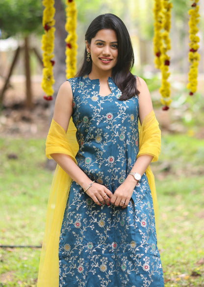 Flora Muse Top & Dupatta