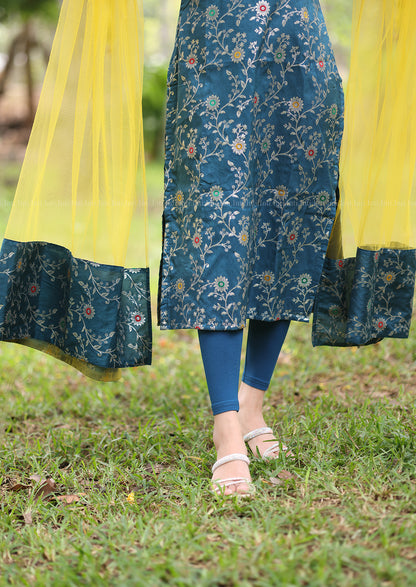 Flora Muse Top & Dupatta